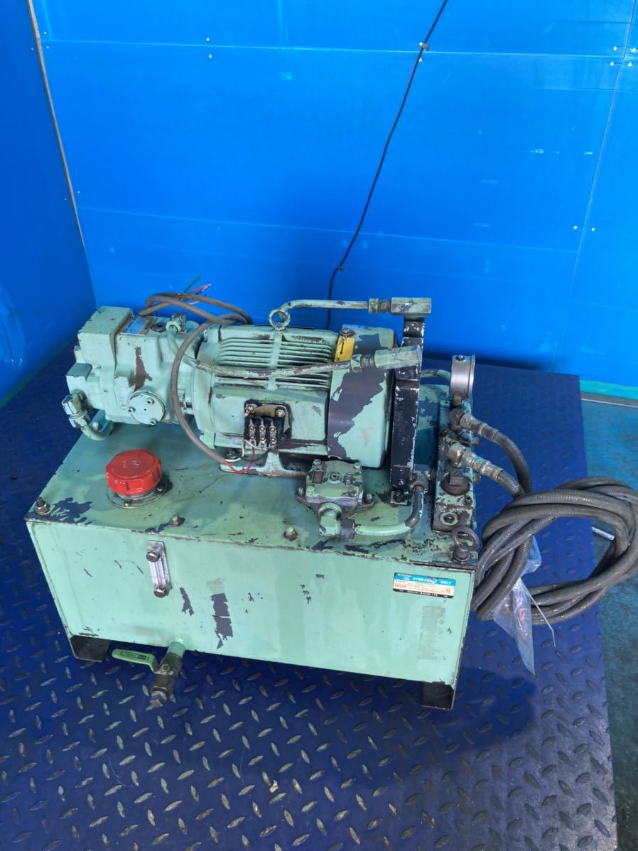 N3193 RACINE モーターポンプ 油圧ユニット バルブユニット 2.2kw 3