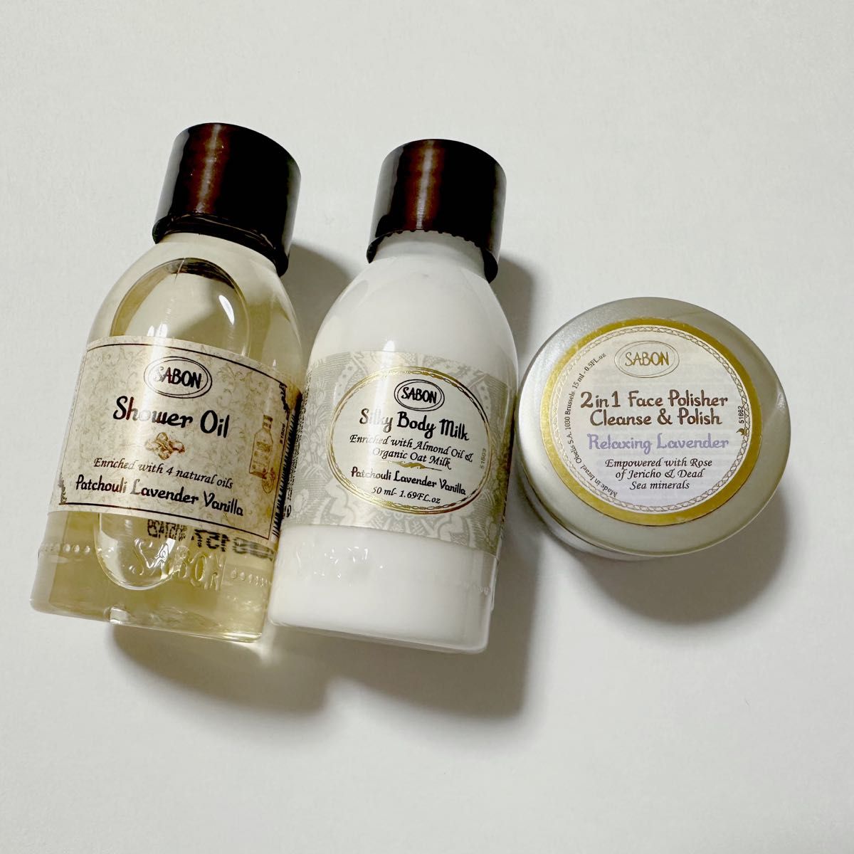 一部予約 SABON ボディミルク ボディスクラブ デリケートジャスミンセット