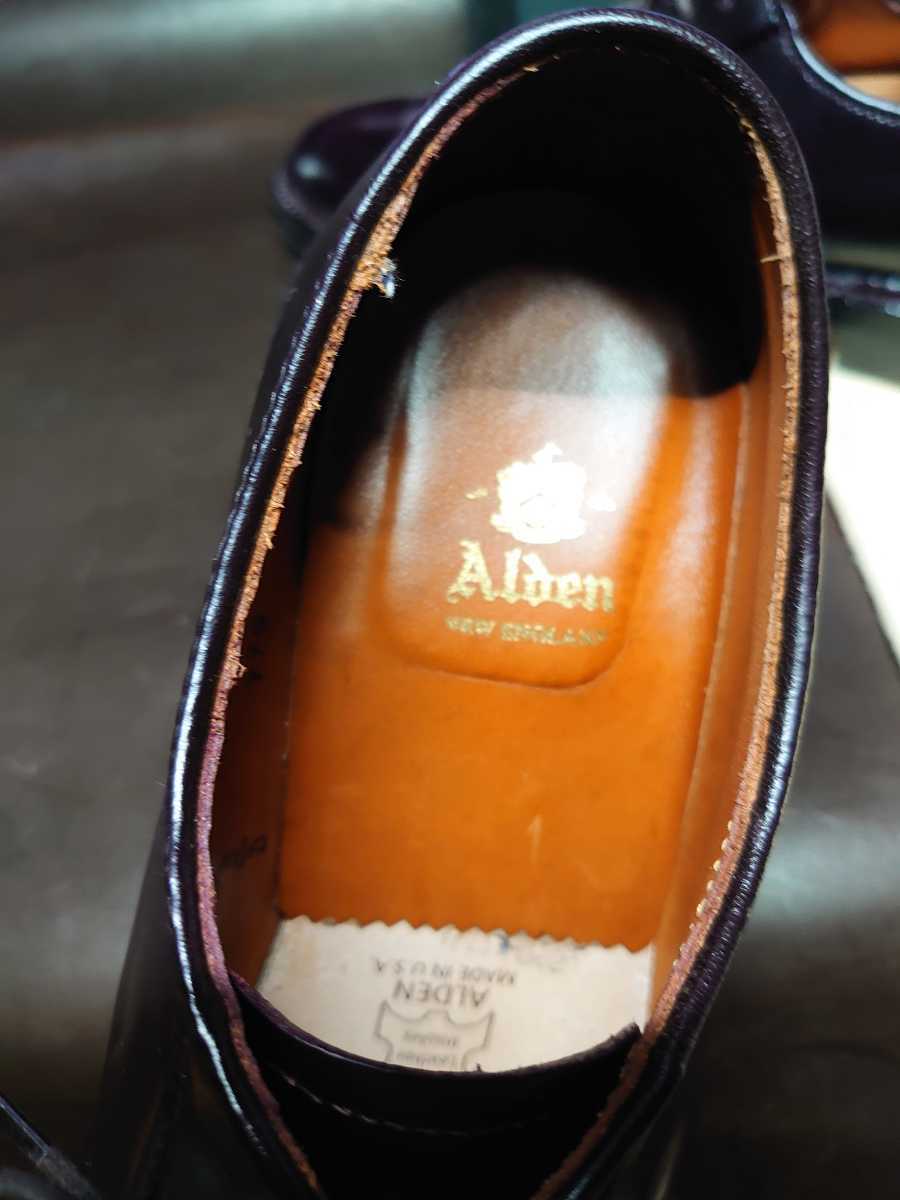熱い販売 オールデン コードバン alden US8.5D 990 8.5インチ