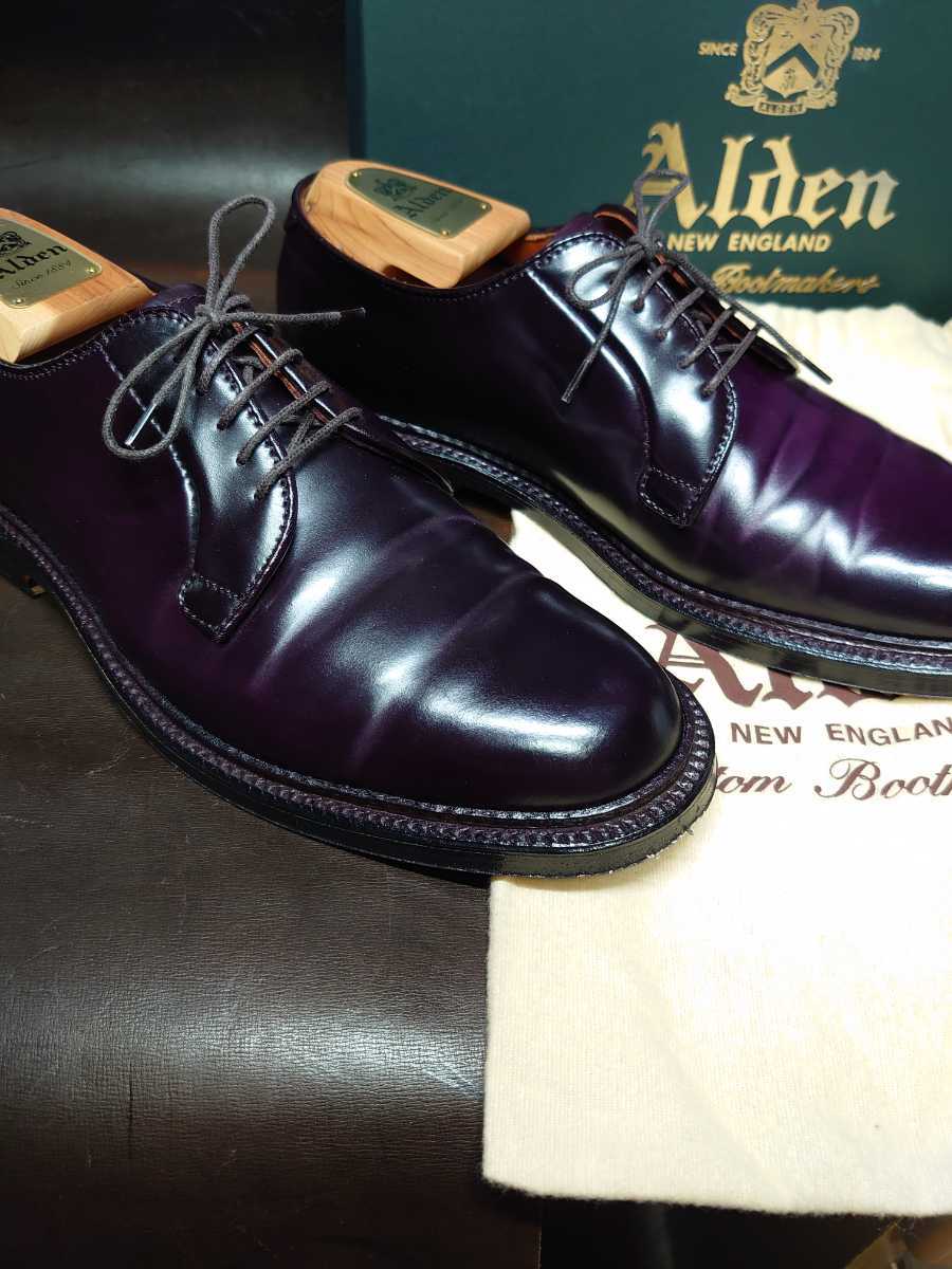 ALDEN SHIPS別注 53502 モディファイドラスト カーフ 8.5D-