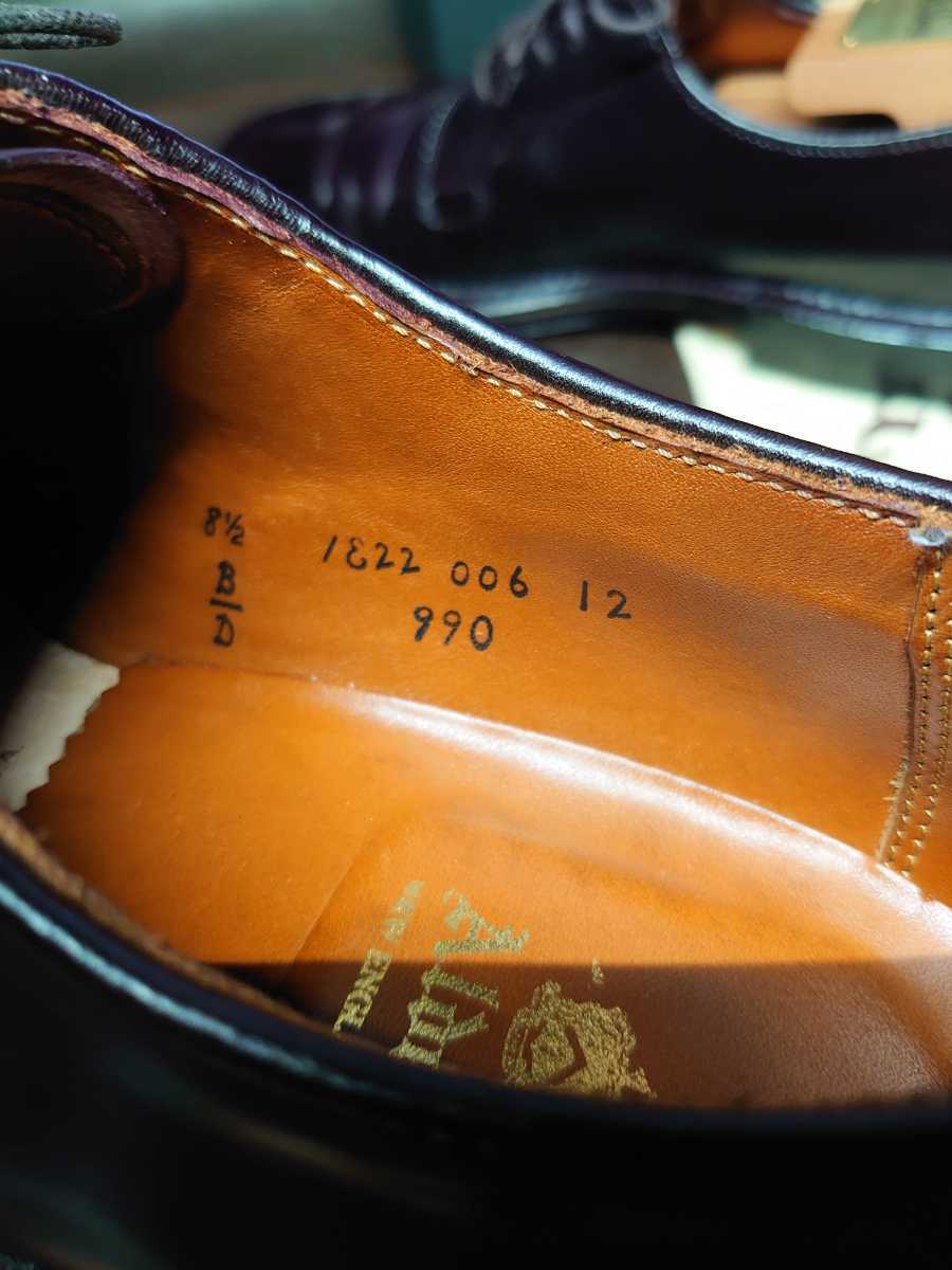 熱い販売 オールデン コードバン alden US8.5D 990 8.5インチ