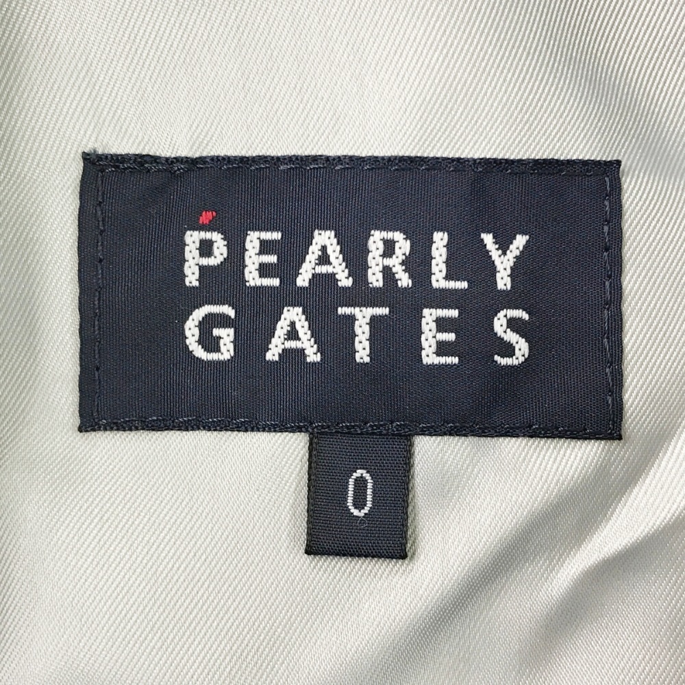 PEARLY GATES パーリーゲイツ 裏地付 ウール スカート ヘリンボーン総柄 グレー系 0 [240001565533] ゴルフウェア レディース_画像6