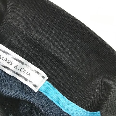MARK&LONA マークアンドロナ 半袖ポロシャツ カモフラ ブラック系 M [240001828539] ゴルフウェア レディース_画像7