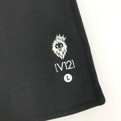 V12 ヴィ トゥエルヴ ×LEON 2021年モデル 起毛 ロングパンツ ブラック系 L [240001700275] ゴルフウェア メンズ_画像5