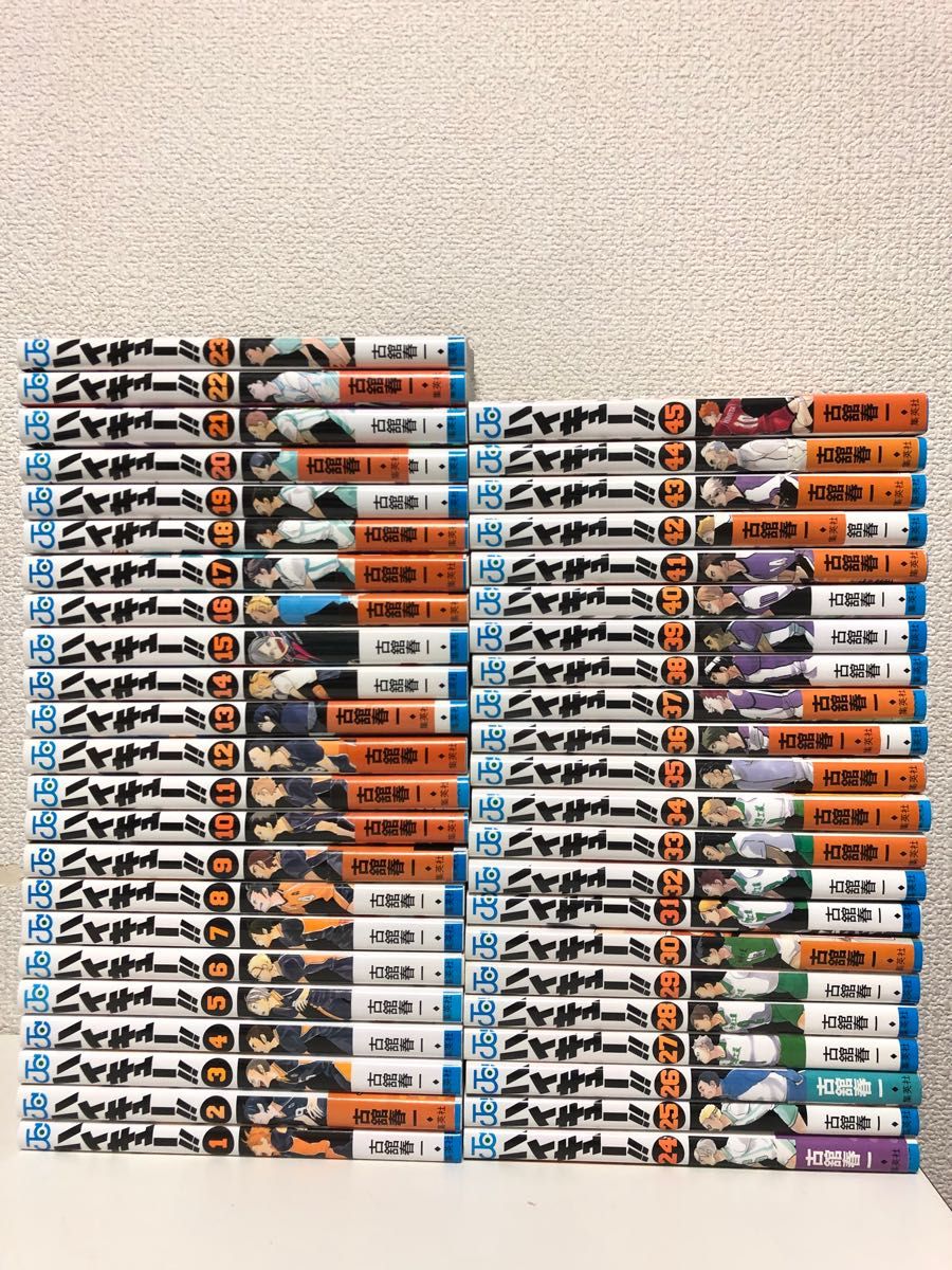 お得な情報満載 ハイキュー!! 全巻 1~45巻 古舘春一 漫画 全巻セット