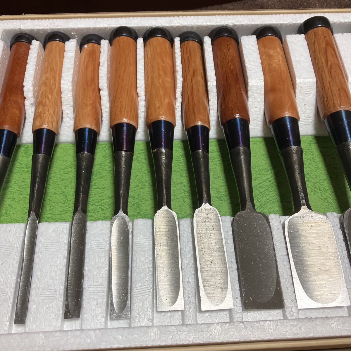 インテリア・住まい・小物追入鑿 十本組 並品 本刃付きキッチン/食器