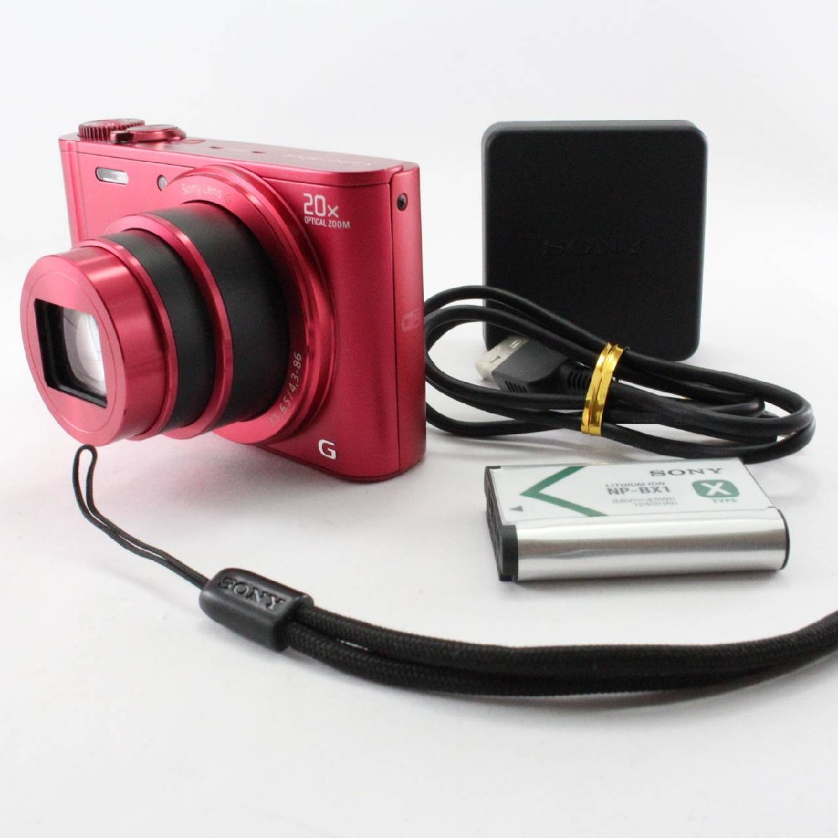 ソニー SONY デジタルスチルカメラ Cyber-shot WX300 レッド