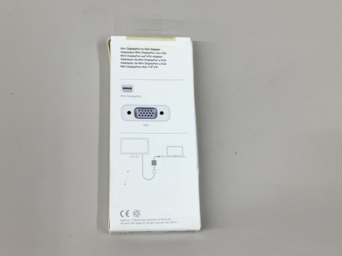開封未使用品Apple純正品Mini DisplayPort - VGAアダプタA1307 (管