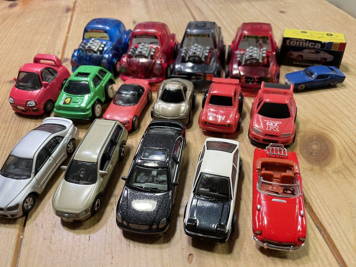 ヤフオク! - チョロQのようなプルバック8台 ミニカータイプ8台 計16...