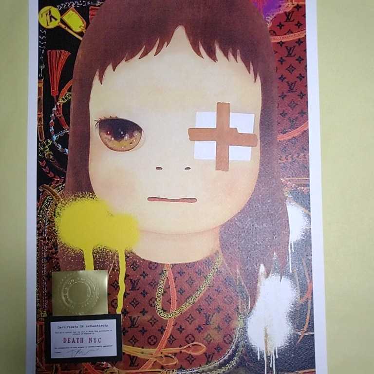 DEATH NYC 世界限定100枚 アートポスター 奈良美智 NARA YOSHITOMO ルイヴィトン LOUISVUITTON ロッタちゃん フィリップス 現代アート