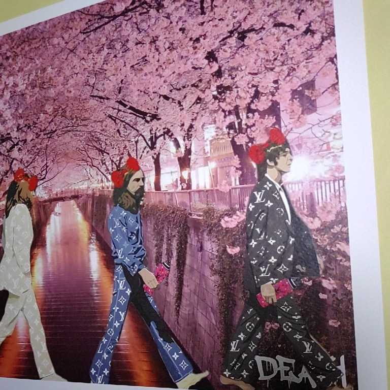 DEATH NYC 世界限定100枚 アートポスター Beatles ビートルズ サクラ 