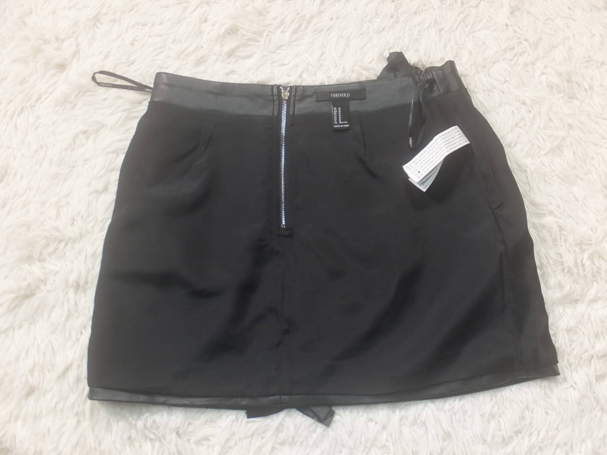 ヤフオク! - NS00020 FOREVER21 ミニスカート ブラック...