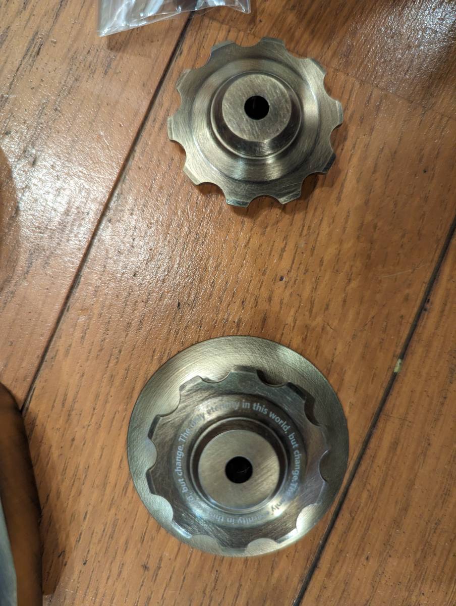 BROMPTON用CNCテンショナー 内装用CNCプーリーセット レコード BROMPTON用CNCテンショナー 内装用CNCプーリーセット レコード