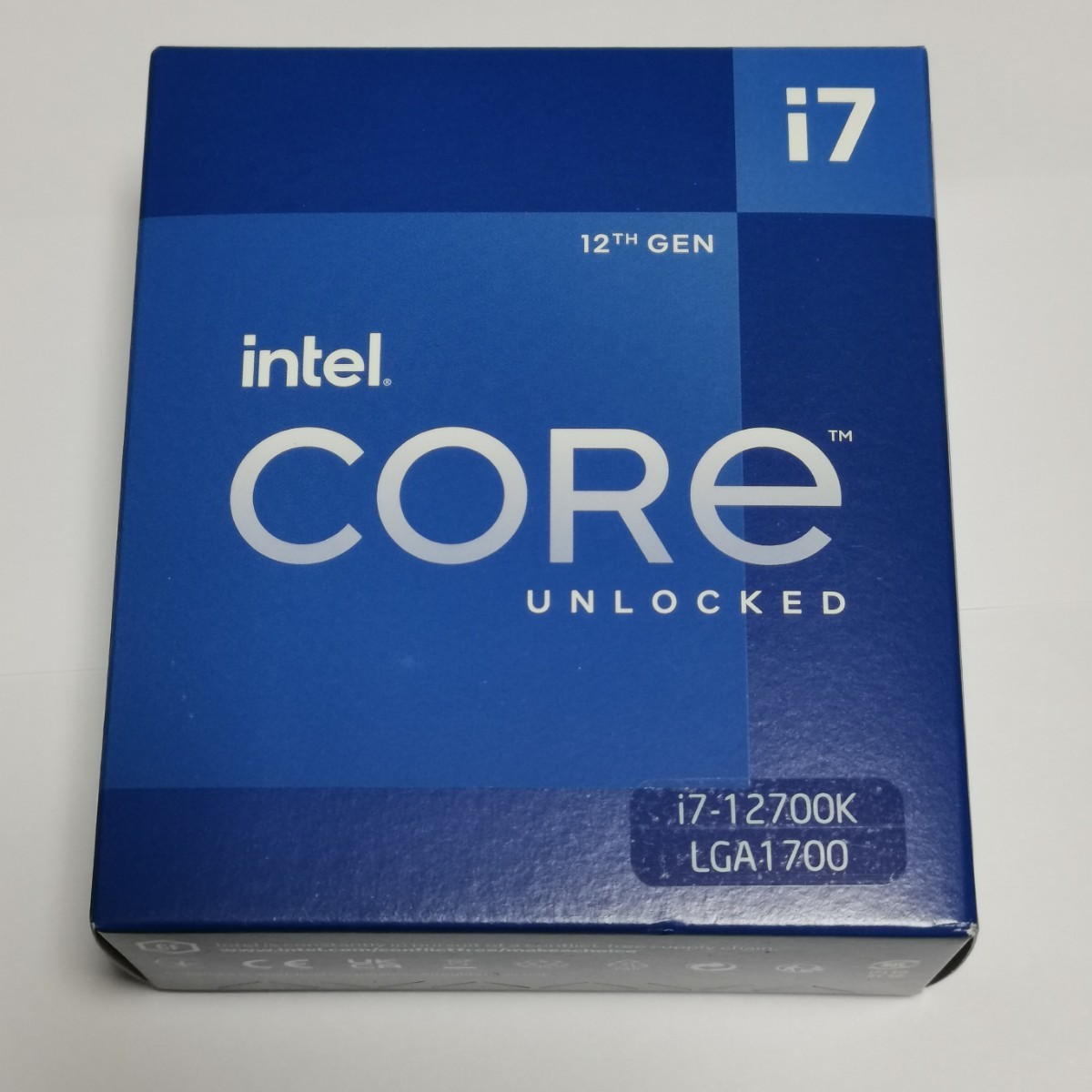 Intel Core i7 12 世代 12700K 新品未開封-
