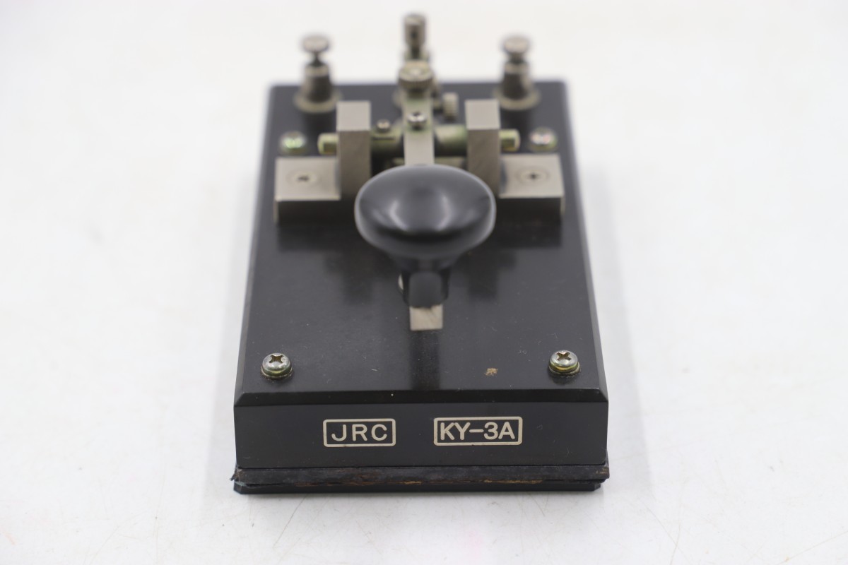 JRC KY-3 電鍵 日本無線 縦振電鍵 JRC 日本無線 KY-3A 縦振り電鍵 ストレートキー モールス