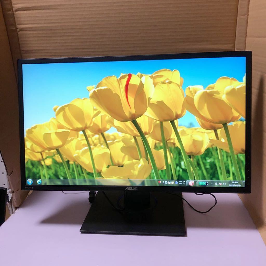 中古美品ASUS ゲーミングモニター VG245HE 24インチ/フルHD/HDMIx2/VGA x1/ブルーライト軽減/2019製 動作品SHY707_画像1