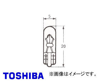 東芝/TOSHIBA ウェッジベース電球 A28V 1.82W 品番：A7478 入り数：10_画像1