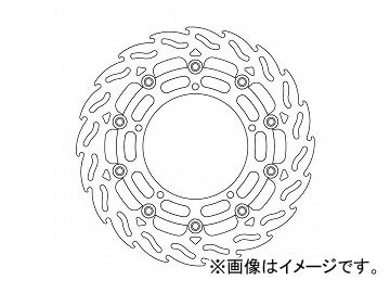 2輪 アクティブ モトマスター フレイムディスク フロント/右 MM112042SB JAN：4538792661131 ヤマハ FZ6/フェザー 2004年～2010年_画像1