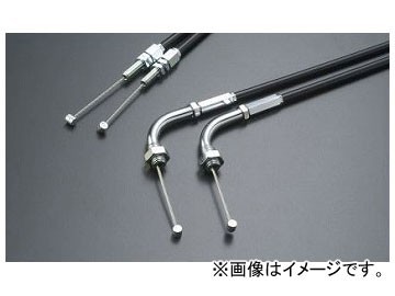 2輪 アクティブ 車種専用スロットルワイヤー メッキ金具/引き戻し共通 1060113 JAN：4538792333090 ヤマハ VMAX1200 1985年～2008年_画像1