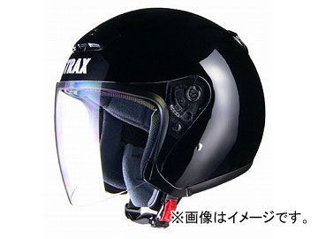2輪 リード工業 STRAX ジェットヘルメット ブラック BIG(63～64cm未満) SJ-4