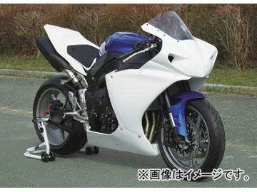 2輪 クレバーウルフ エアーダクトセット P035-5968 FRP/黒 ヤマハ YZF-R1 2009年～_画像1