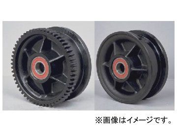 象印チェンブロック ダクタイル鋳鉄車輪 φ130 TF2D 品番：TF2D-000