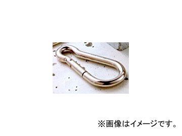 123/伊藤製作所 カラビナハーケン 鉄 8C KH8C 入数：20個 JAN：4990870421110_画像1