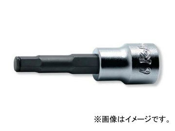 コーケン/Koken 3/8”（9.5mm） ヘックスビットソケット（グリップリング付） 3015M-62-8_画像1