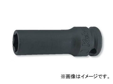 コーケン/Koken 3/8”（9.5mm） 6角セミディープソケット（薄肉） 13301X-14_画像1