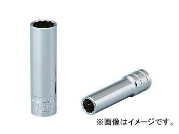 KTC 9.5sq.ディープソケット（十二角） B3L-7/8W_画像1