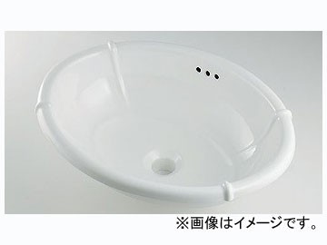 カクダイ 丸型洗面器 品番：＃LY-493209 JAN：4972353051540_画像1