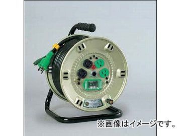 日動工業/NICHIDO コンビリールシリーズドラム(屋内型) 100V Eタイプ20m アース付 EBタイプ NPL-EB24-E15_画像1