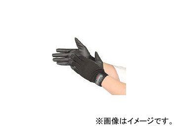 おたふく手袋/OTAFUKU-GLOVE ピーユーウェーブ ブラック LL K18BKLL(4448391) JAN：4970687004133_画像1