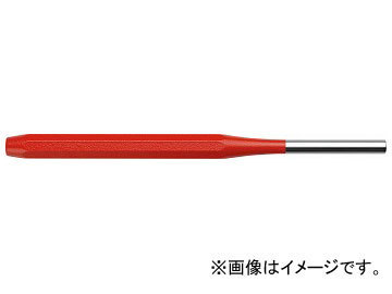 PB SWISS TOOLS レインボー平行ピンポンチ 八角胴 赤色 品番：755-6RE JAN：7610733243211_画像1