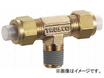 トラスコ中山/TRUSCO クイックシール継手 チーズ φ8×6 呼びR3/8 TS8X603T(2575493) JAN：4989999313536_画像1