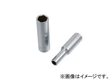 スエカゲツール Pro-Auto 1/4” DRIVE 6PT. スタンダードディープソケット(ミリ) 7mm No.0221070 JAN：4989530681575_画像1