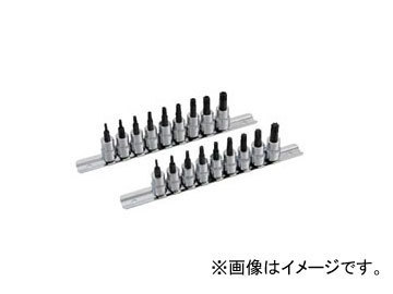 スエカゲツール Pro-Auto 3/8” DRIVE 9PC. スペシャル ビットソケットハンガーセット No.113-31SB JAN:4989530603058