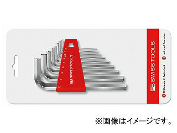 PB SWISS TOOLS 六角棒レンチセット（台紙付） ホルダー付 品番：210H-10CN JAN：7610733235438_画像1