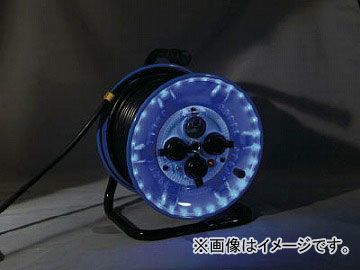 日動 防雨型電工ドラム LEDラインドラム 緑 NPWL-EB33-G(4866169) JAN：4937305046692_画像1