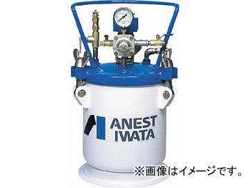 アネスト岩田 塗料加圧タンク 汎用 (自動攪拌式) 10L PT-10DM(4517113) JAN：4538995082931_画像1