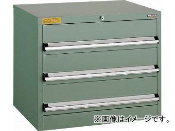 トラスコ中山 VE7S型キャビネット 700X550XH600 引出3段 VE7S-608(4791223)_画像1