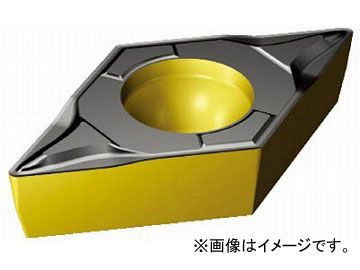 サンドビック コロターン107 旋削用ポジ・チップ DCMT070204-PF_4325(6108211) 入数：10個_画像1