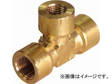 ASOH 異径内ネジチーズ PT1/4内×PT1/4内×PT3/8内 TF-1223(4835913) JAN：4580121416332_画像1