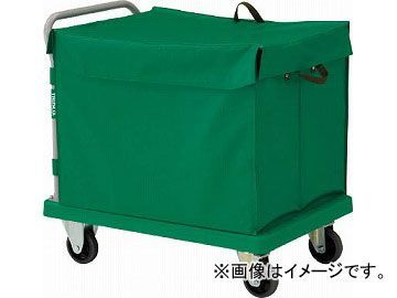 トラスコ中山 グランカート 蓋付ハンドトラックボックス付 718X468 TP-702-THB(4892950)_画像1