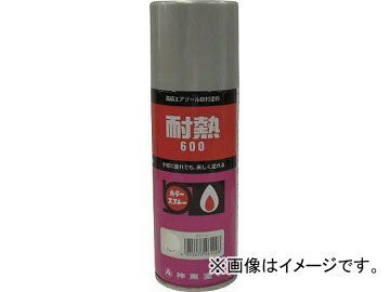 シントー 耐熱用スプレー シルバー 300ml 2622-0.3(4797906) JAN：4955473261228_画像1