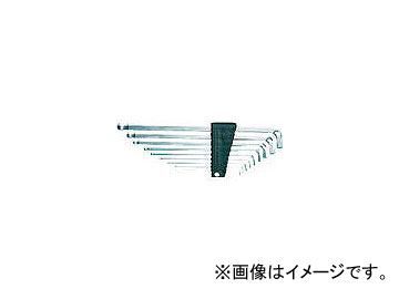 京都機械工具/KTC ボールポイントL型ロング六角棒レンチセット首下