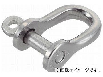 トラスコ中山/TRUSCO 半丸シャックル ステンレス製 線径6φ×開口14mm THS6(2750244) JAN：4989999273854_画像1