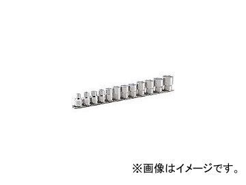 前田金属工業/TONE ソケットセット(6角・ホルダー付) 吋目 12pcs HSB312(3964566) JAN:4953488218381