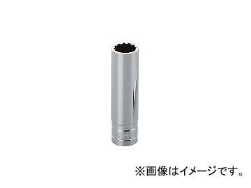 京都機械工具/KTC 9.5sq.ディープソケット(十二角) 14mm B3L14W(3074234) JAN：4989433129938_画像1