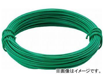 トラスコ中山/TRUSCO カラー針金 小巻タイプ・18番手 緑 線径1.2mm TCWS12GN(2825236) JAN：4989999276190_画像1